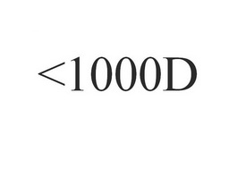 ＜1000D;1000D