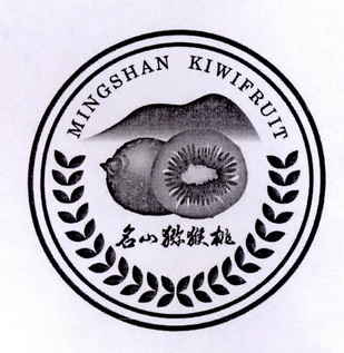 名山猕猴桃 MINGSHAN KIWIFRUIT;MINGSHAN KIWIFRUIT