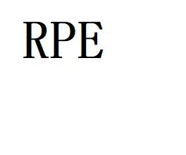 RPE;RPE