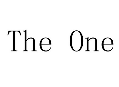 ;THE ONE