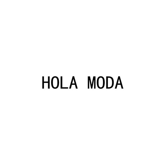 HOLA MODA;HOLAMODA