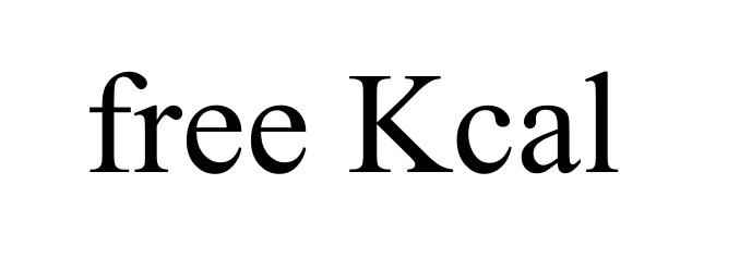 FREE KCAL;FREE KCAL