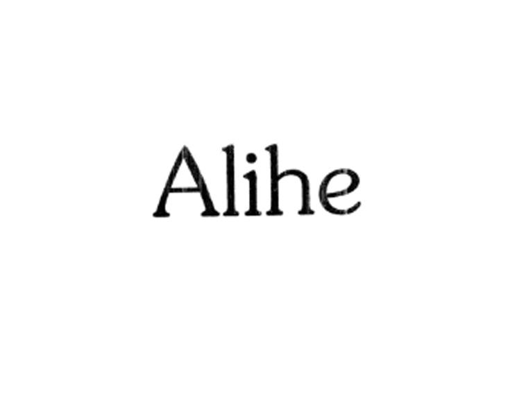 ALIHE;ALIHE