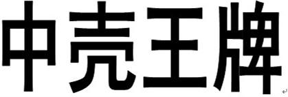 中壳王牌