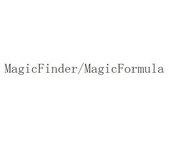 MAGICFINDER/MAGICFORMULA;MAGICFINDERMAGICFORMULA