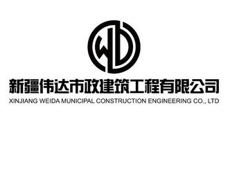 新疆伟达市政建筑工程有限公司 XINJIANG WEIDA MUNICIPAL CONSTRUCTION ENGINEERING CO.,LTD;XINJIANG WEIDA MUNICIPAL CONSTRUCTION ENGINEERING COLTD