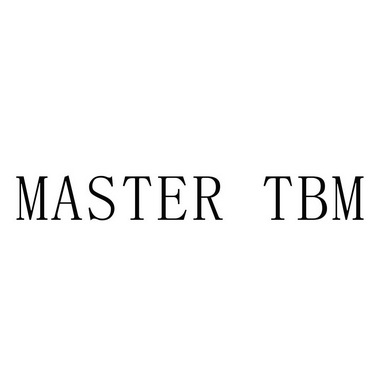 MASTER TBM;MASTER TBM