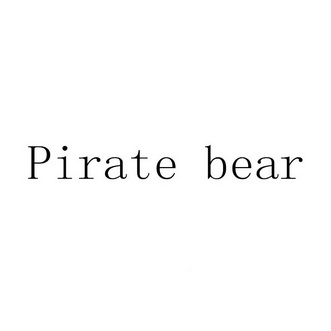 PIRATE BEAR;PIRATE BEAR