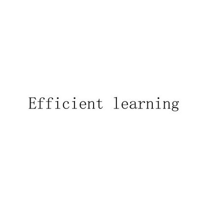 ;EFFICIENT LEARNING