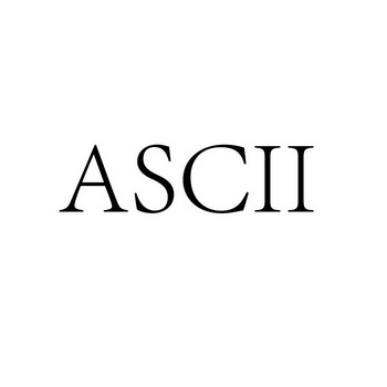 ASCII;ASCII