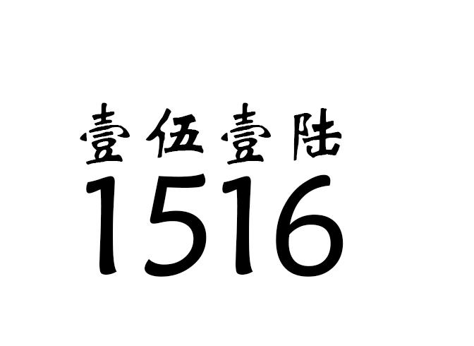 壹伍壹陆;1516