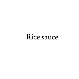 RICE SAUCE;RICE SAUCE