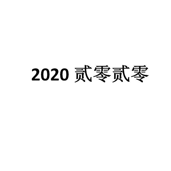 贰零贰零;2020