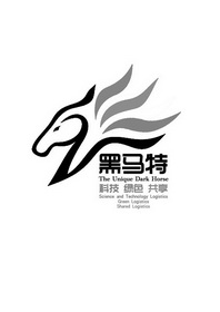 黑马特 科技绿色共享  THE UNIQUE DARK HORSE SCIENCE AND TECHNOLOGY LOGISTICS GREEN LOGISTICS SHARED LOGISTICS;THE UNIQUE DARK HORSE SCIENCE AND TECHNOLOGY LOGISTICS GREEN LOGISTICS SHARED LOGISTICS