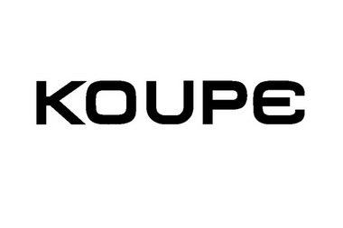 KOUPE;KOUPE