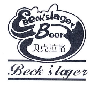 贝克拉格 BECK'S LAGER BEER BECK'S LAGER;BECKS LAGER BEER BECKS LAGER