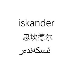 思坎德尔 ISKANDER;ISKANDER