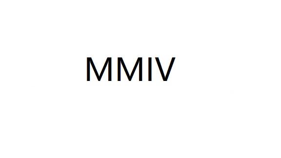 MMIV;MMIV