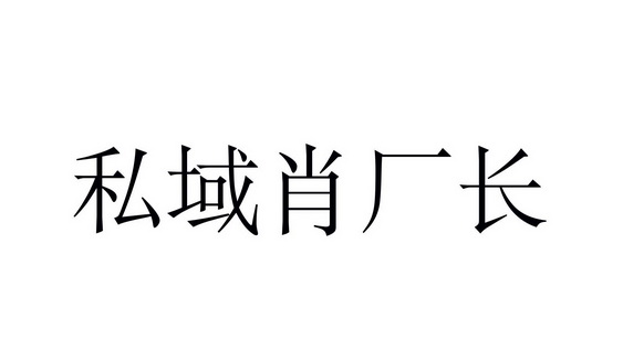 私域肖厂长