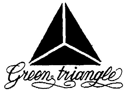 GREEN TRIANGLE;green triangle