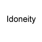 IDONEITY;IDONEITY