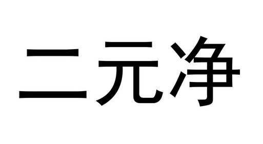 二元净