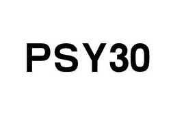 PSY 30;PSY 30