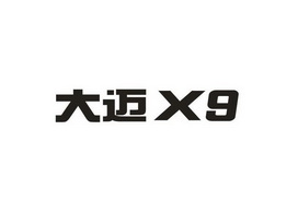 大迈  X 9;X 9