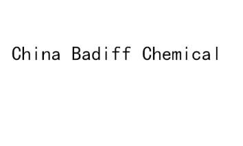 CHINA BADIFF CHEMICAL;CHINA BADIFF CHEMICAL