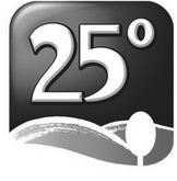 25°;25