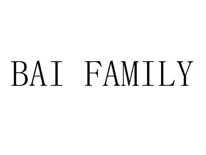 BAI FAMILY;BAI FAMILY