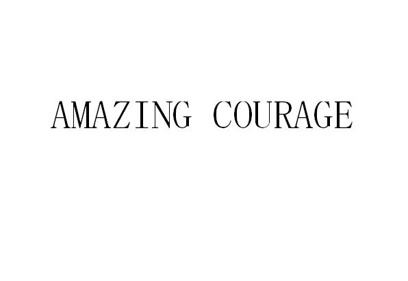 ;AMAZING COURAGE