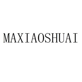 MAXIAOSHUAI;MAXIAOSHUAI