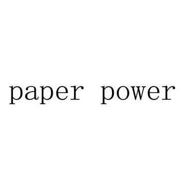 PAPER POWER