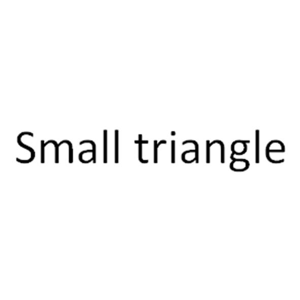 SMALL TRIANGLE;SMALLTRIANGLE