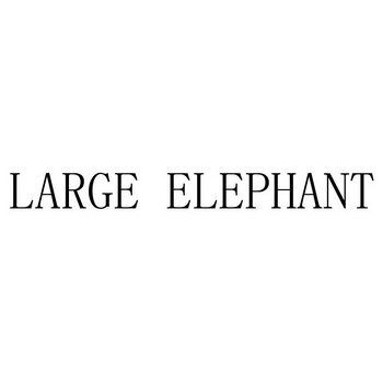 LARGE ELEPHANT