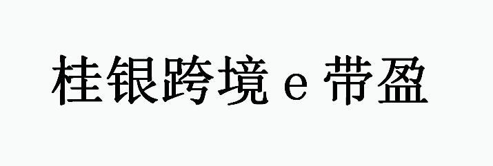 桂银跨境带盈;E