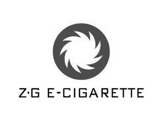 Z·G E-CIGARETTE;ZG ECIGARETTE