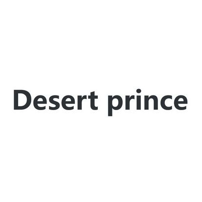 ;DESERT PRINCE