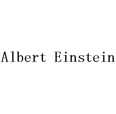 ALBERT EINSTEIN;ALBERT EINSTEIN