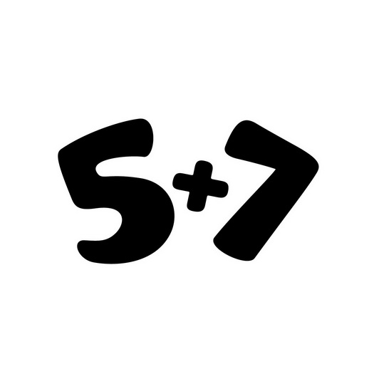 5+7;57