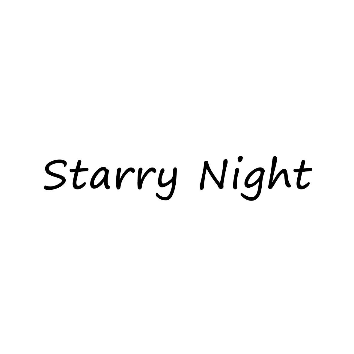 STARRY NIGHT;STARRYNIGHT