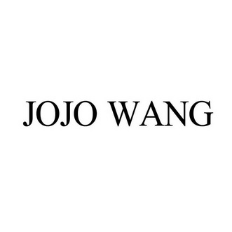 JOJO WANG;JOJOWANG