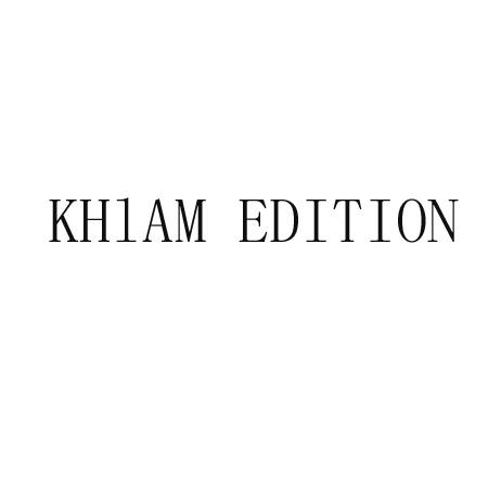 KHLAM EDITION;KHLAM EDITION