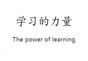 学习的力量;THE POWER OF LEARNING