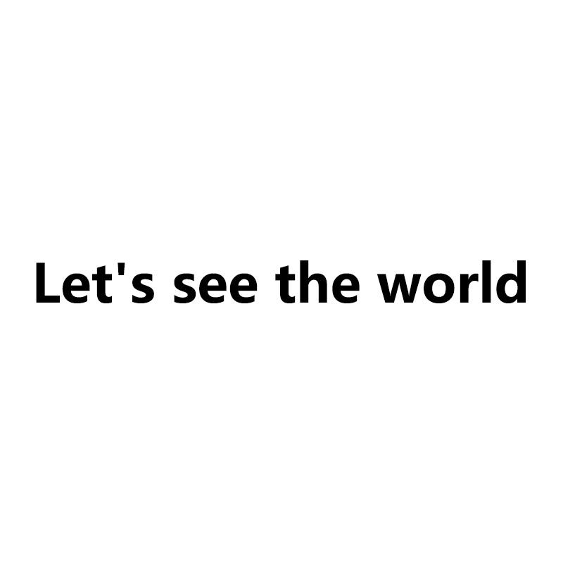 LET'S SEE THE WORLD;LETS SEE THE WORLD