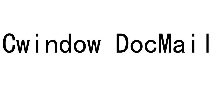 CWINDOW DOCMAIL;CWINDOW DOCMAIL