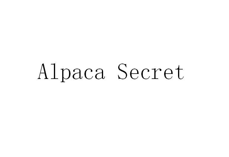 ALPACA SECRET