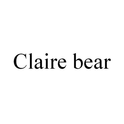 CLAIRE BEAR;CLAIRE BEAR