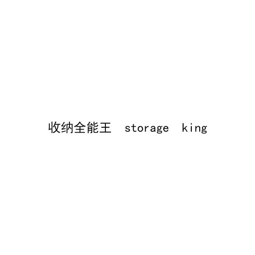 收纳全能王;STORAGE KING